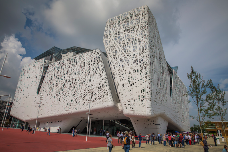 Illustration for article titled Expo 2015 Has Some Of The Best Futuristic Architecture I've Seen Lately